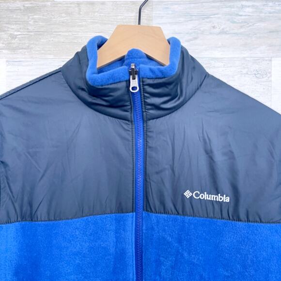 Columbia 3 in 1 Interchange Ski Jacket Blue Nylon Fleece Waterproof Mens Medium - Picture 12 of 15
